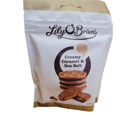 Lily O' Brien's Creamy Caramel and Sea Salt 100g