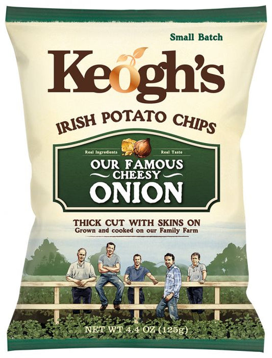 Keoghs Dubliner Cheese & Onion Irish Potato Chips 40g