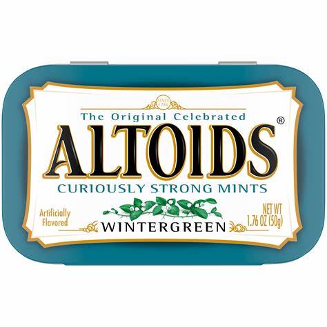 Altoids Classic Wintergreen Breath Mints, 1.76 Ounce