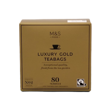 M&S Luxury Gold Tea