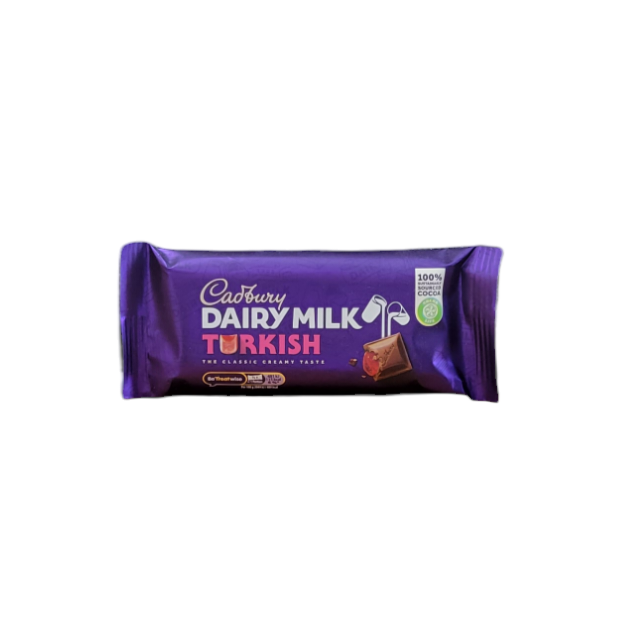 Cadbury Dairy Milk Turkish 48g Chocolate Bar from Ireland