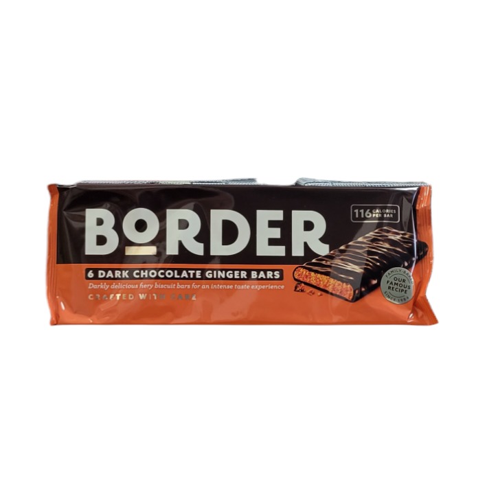 Border Dark Chocolate Ginger Bars