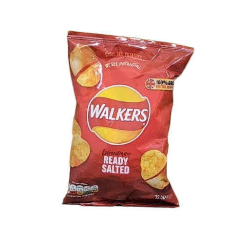 Walkers Ready Salted Potato Crisps 32.5g