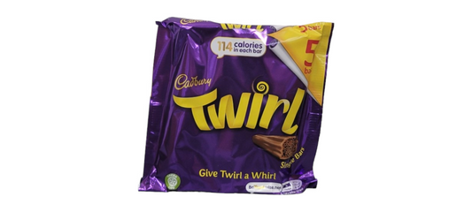 Cadbury Twirl Chocolate Bar 5 Pack