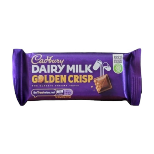 Cadbury Dairy Milk Golden Crisp 54g from Ireland