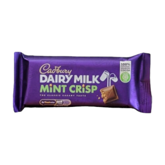 Cadbury Dairy Milk Mint Crisp 54g from Ireland