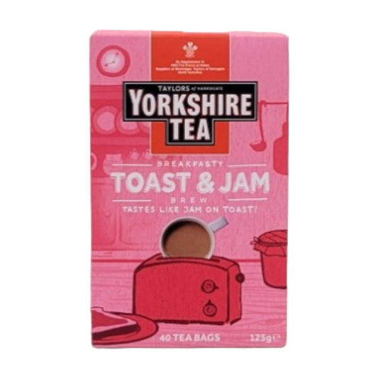 Yorkshire Tea Toast & Jam Brew 40 Tea Bags 125g