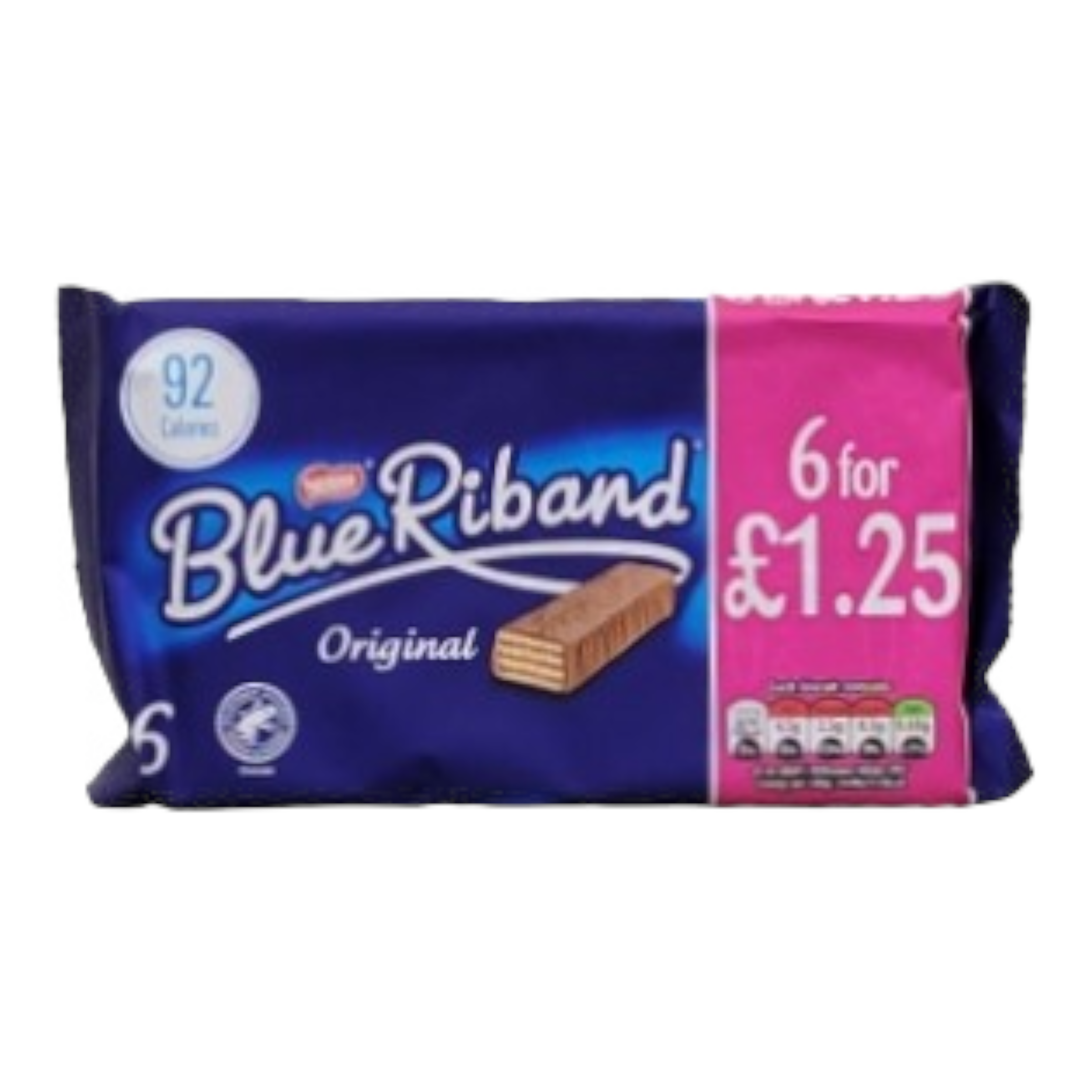 Blue Riban Chocolate Nestle Blue Riband Milk chocolate (Pack of 6 Biscuits) 108g – From ...