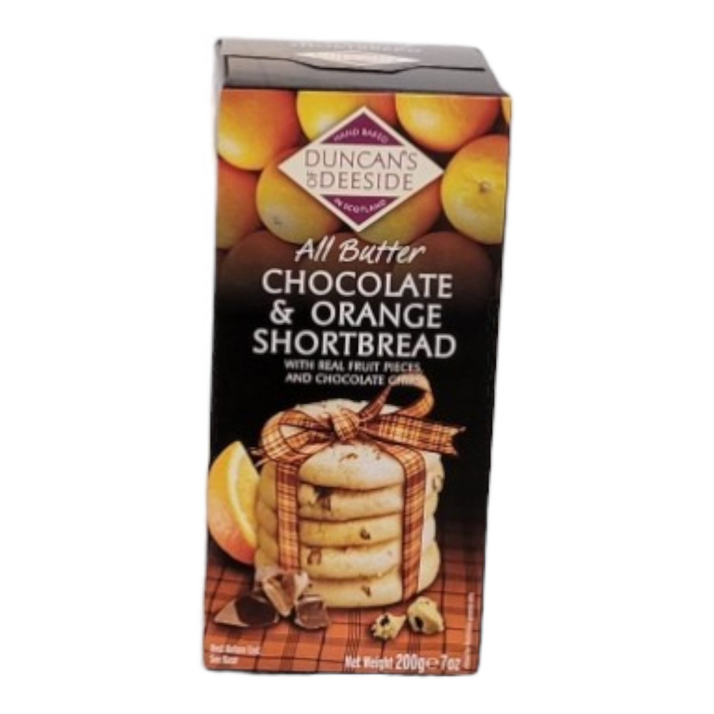 Duncan's Of Deeside Shortbread Orange And Chocolate