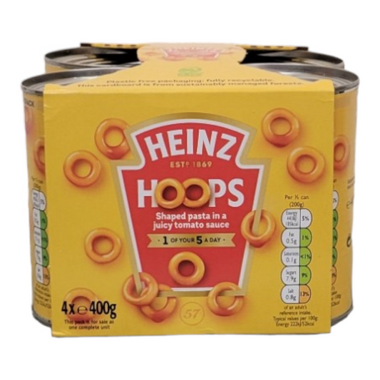 Heinz Spaghetti Hoops 4 x 400 g