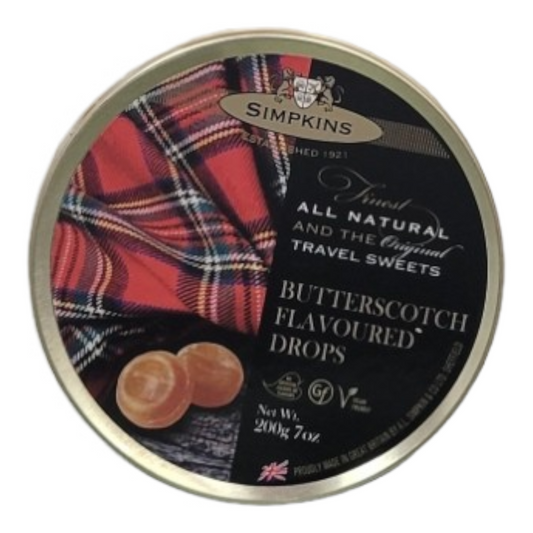 Simpkins Travel Sweets Butterscotch Flavoured