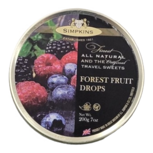 Simpkins Travel Sweets Forest Fruit Drops 200g