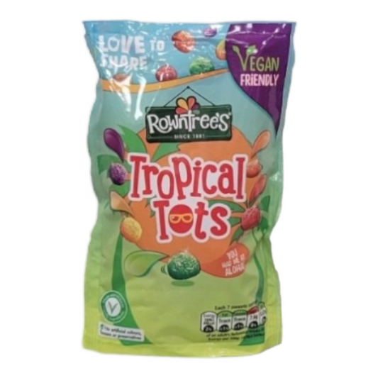 Rowntree's Tropical Tots Vegan Friendly Sweets Sharing Bag 140g