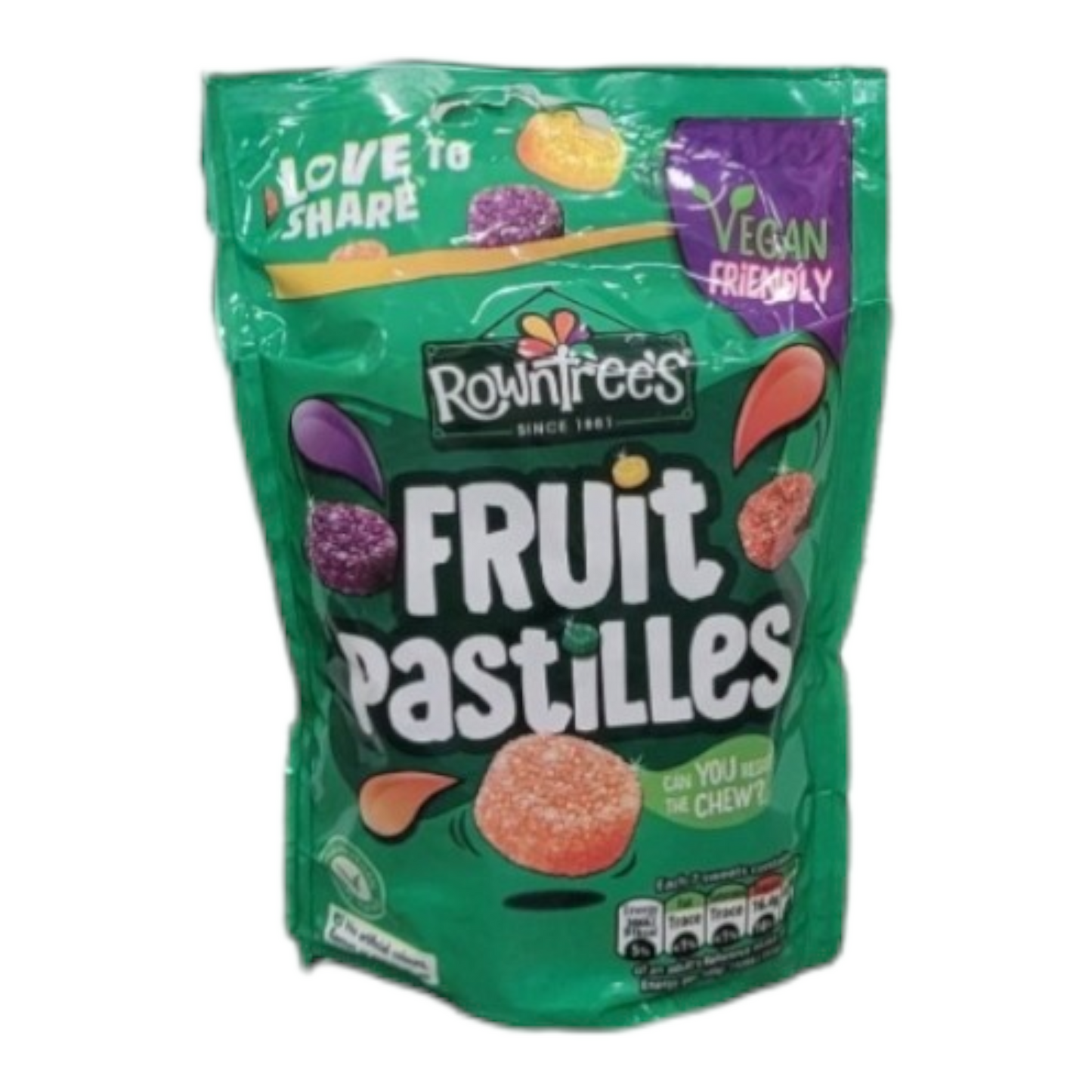 Rowntree's Fruit Pastilles Sweets Sharing Pouch