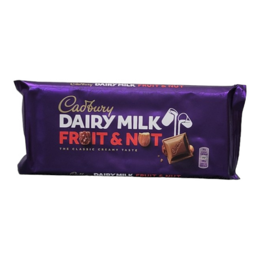 Cadbury - Dairy Milk Chocolate - Fruit & Nut 180g