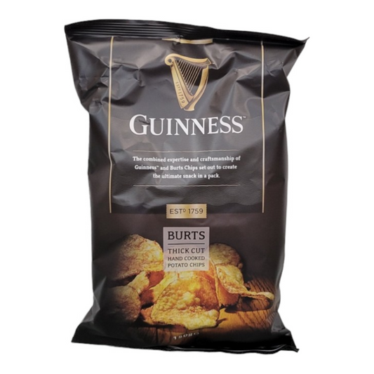 Burts Thick Cut Guinness Flavoured Hand Cooked Potato Chips 150g