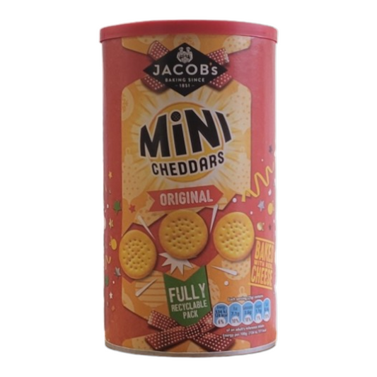 Jacob's Mini Cheddars Original Snacks Sharing Tub 260 g