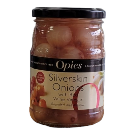 Opies Silverskin Onions W Red Wine Vinegar