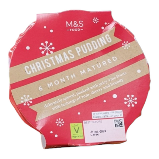 M&S Holly Top Iced Christmas Cake 835g – Blighty's British Store