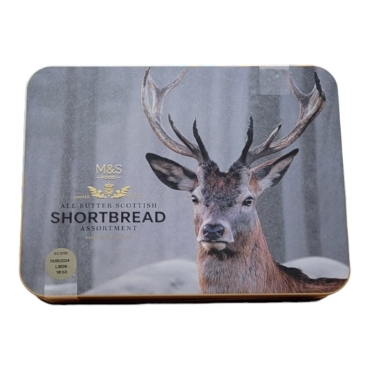 M&S Scottish Shortbread Stag Tin