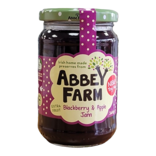 Abbey Farm Blackcurrant & Apple Jam 340g