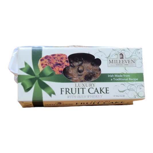 Mileeven Luxury Fruit Cake with Irish Whiskey 400g