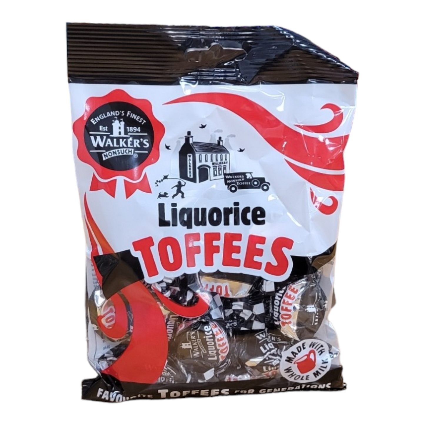 Walker's Nonsuch Liquorice Toffees (150g)