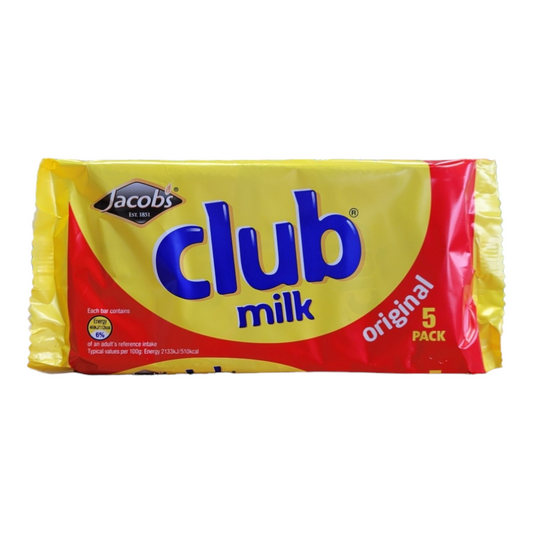 Jacob's Club Milk Original 5 Pack