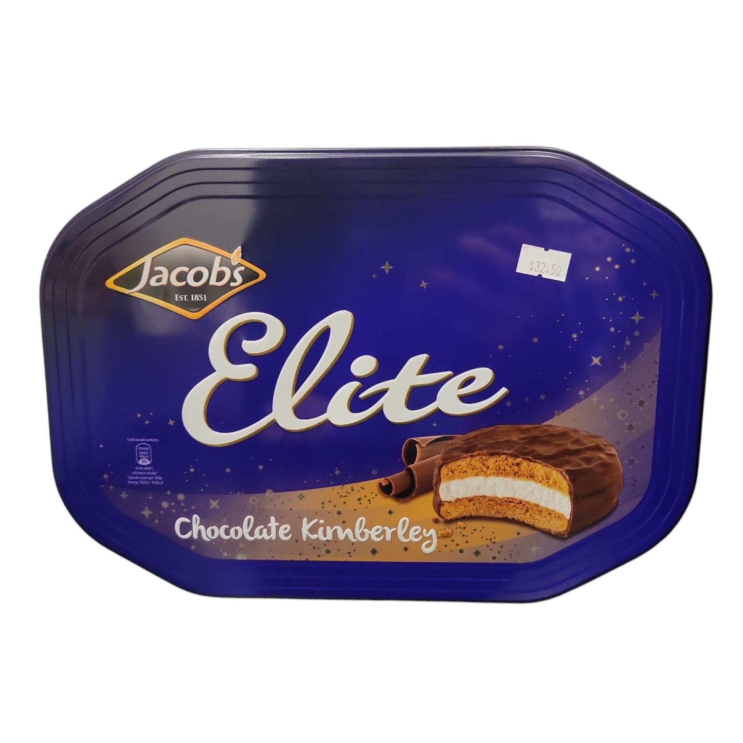 Jacob's Elite Chocolate Kimberley Tin an Irish Biscuit Classic