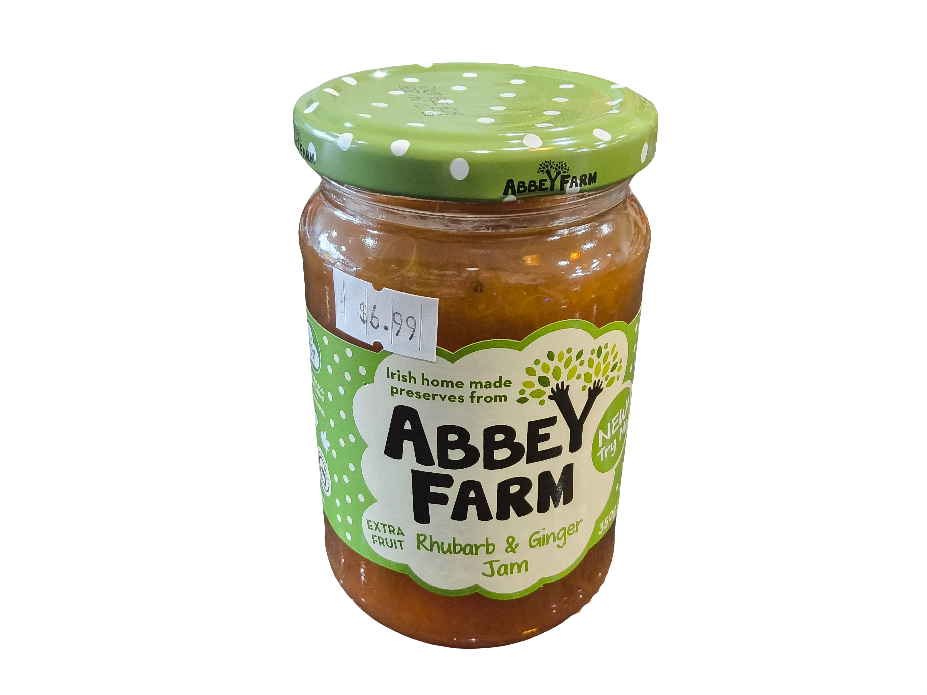 Abbey Farm Rhubarb and Ginger Jam