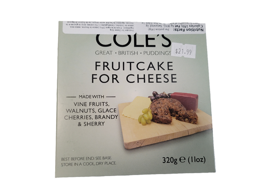 Cole's Fruitcake For Cheese 320g