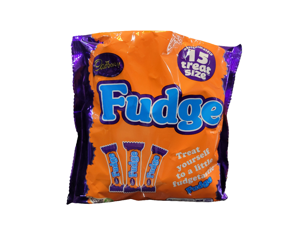 Cadbury Fudge 15 treat size bars 202g