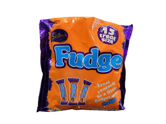 Cadbury Fudge 15 treat size bars 202g