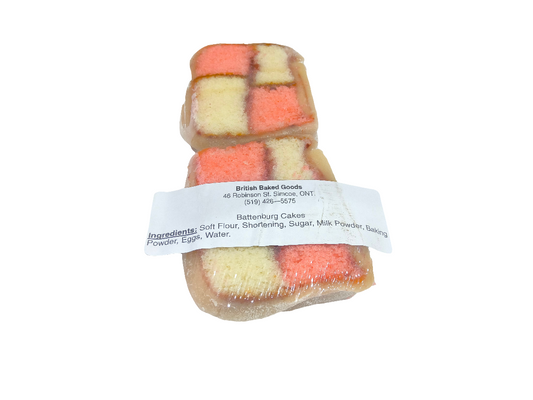Battenburg 2 Slice (British Baked Goods)