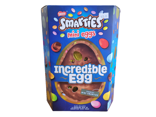 Nestle smarties giant inclusion egg 470g