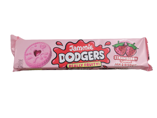 Burton's Jammie Dodgers strawberry