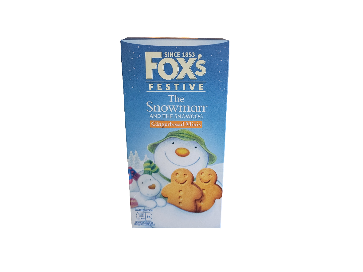 Fox's Festive Snowman and the Snowdog, Gingerbread Minis 100g