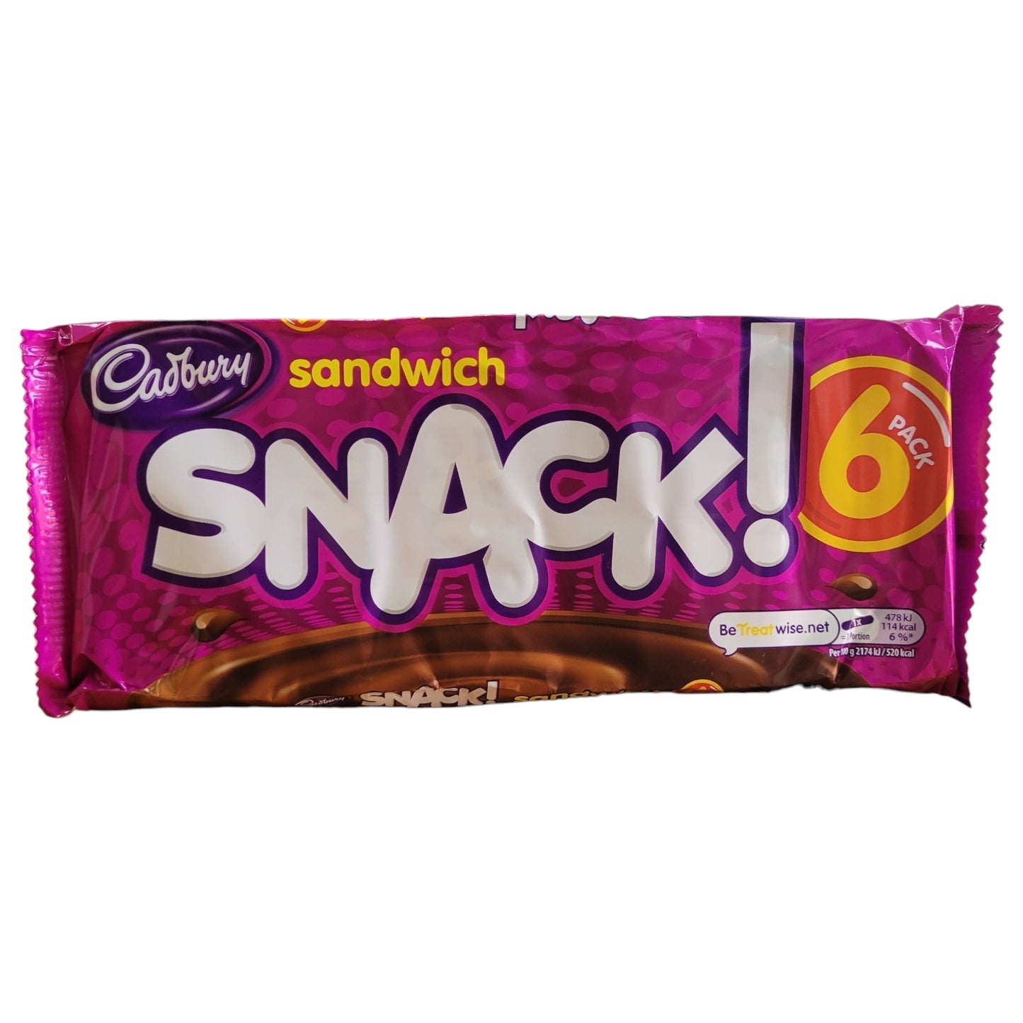 Cadbury snack chocolate bar sandwich 5 pack