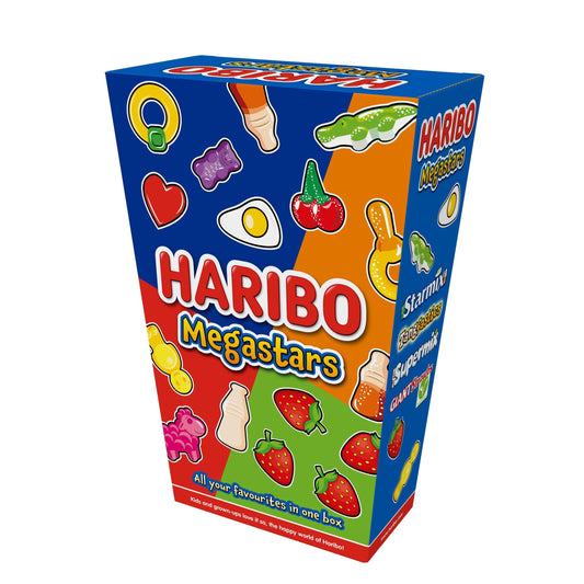 Haribo Mega Stars Gift Box Sweets Gift 800g