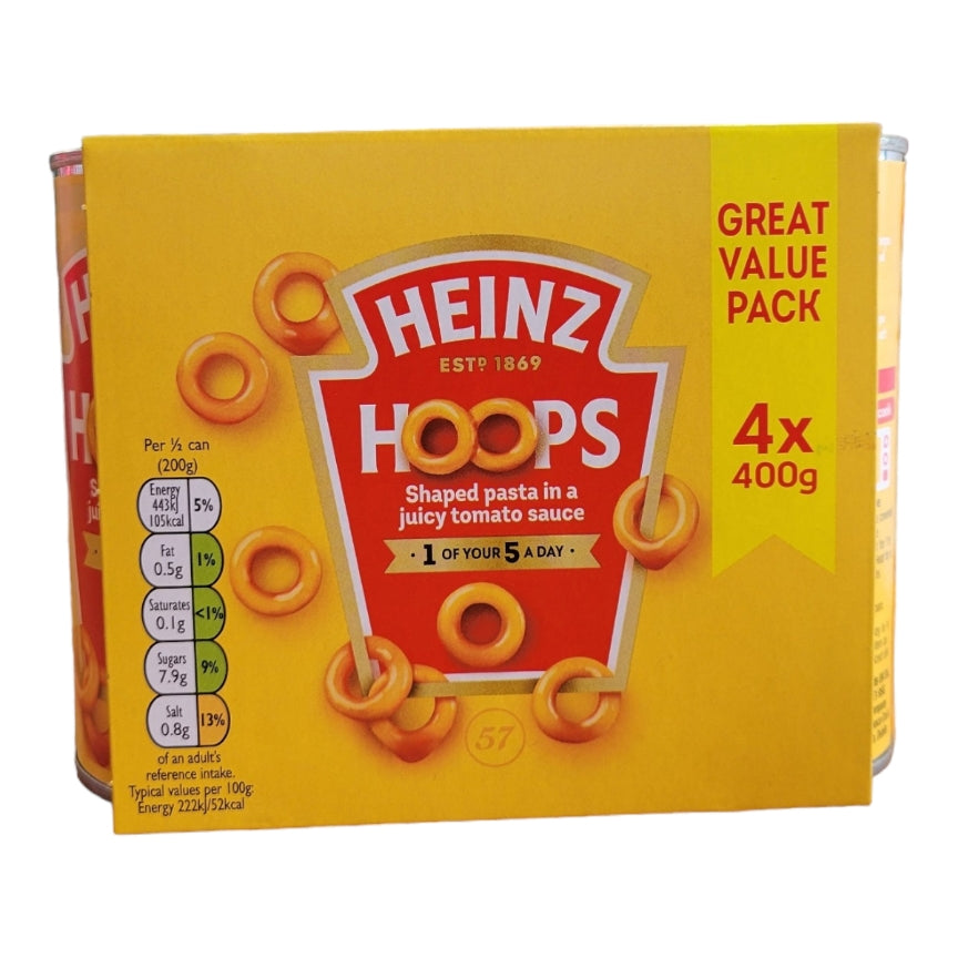 Heinz Spaghetti Hoops 4 x 400 g