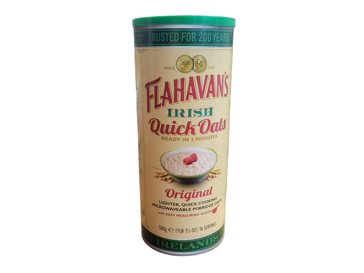 Flahavans Quick Oats Drum 500g