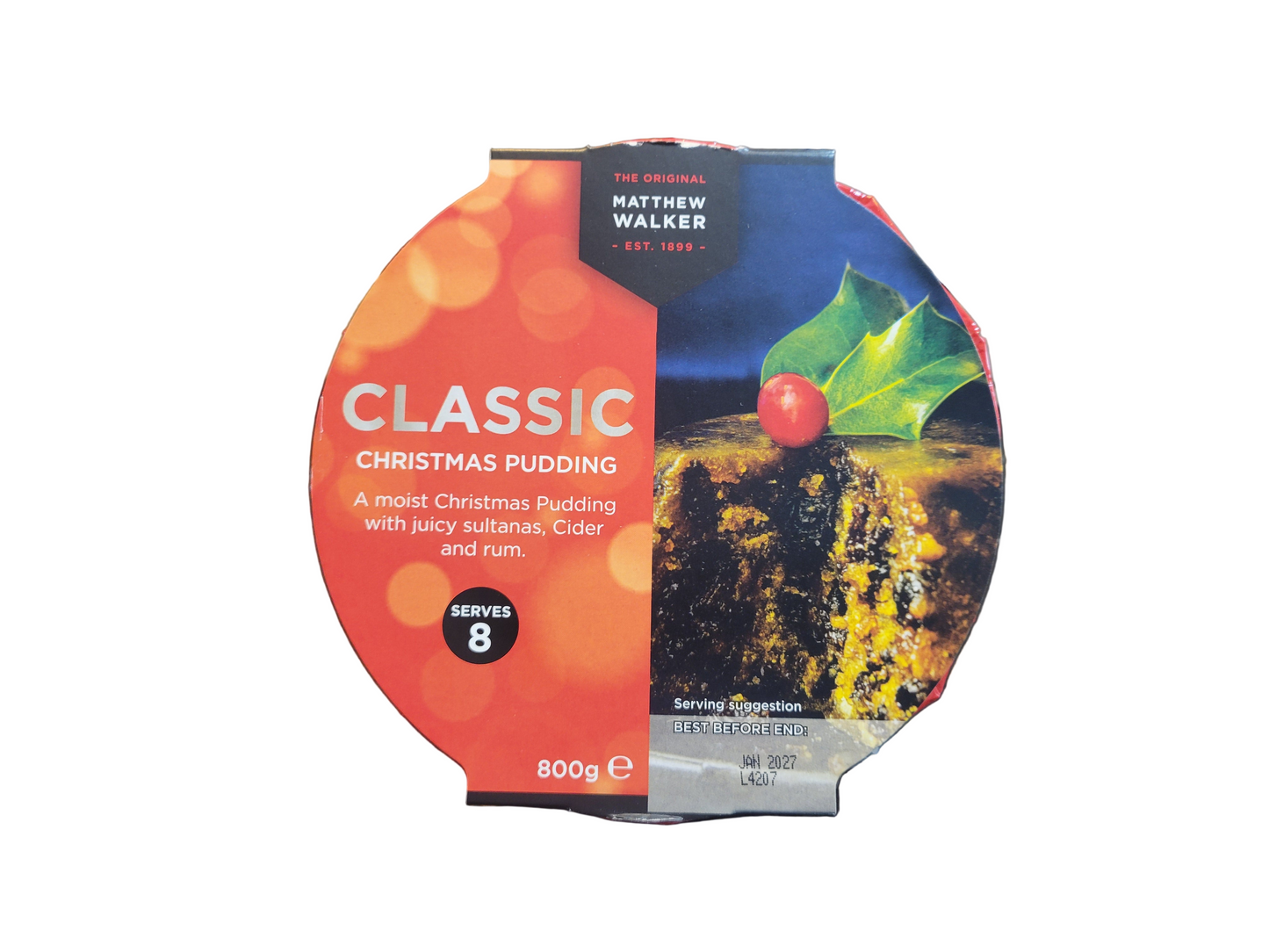 Matthew Walker Luxury Christmas Pudding 800g