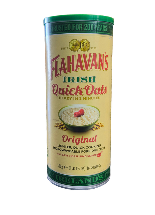 Flahavans Irish Quick Oats Drum 500g