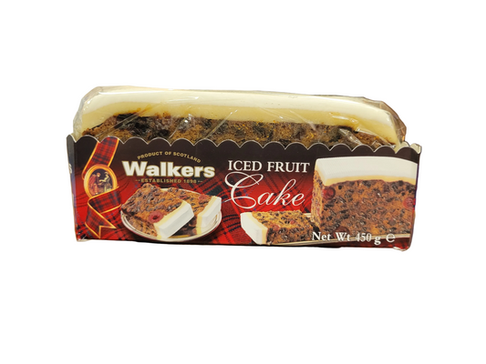 Walkers Shortbread Iced Rich Fruit Slab Cake
