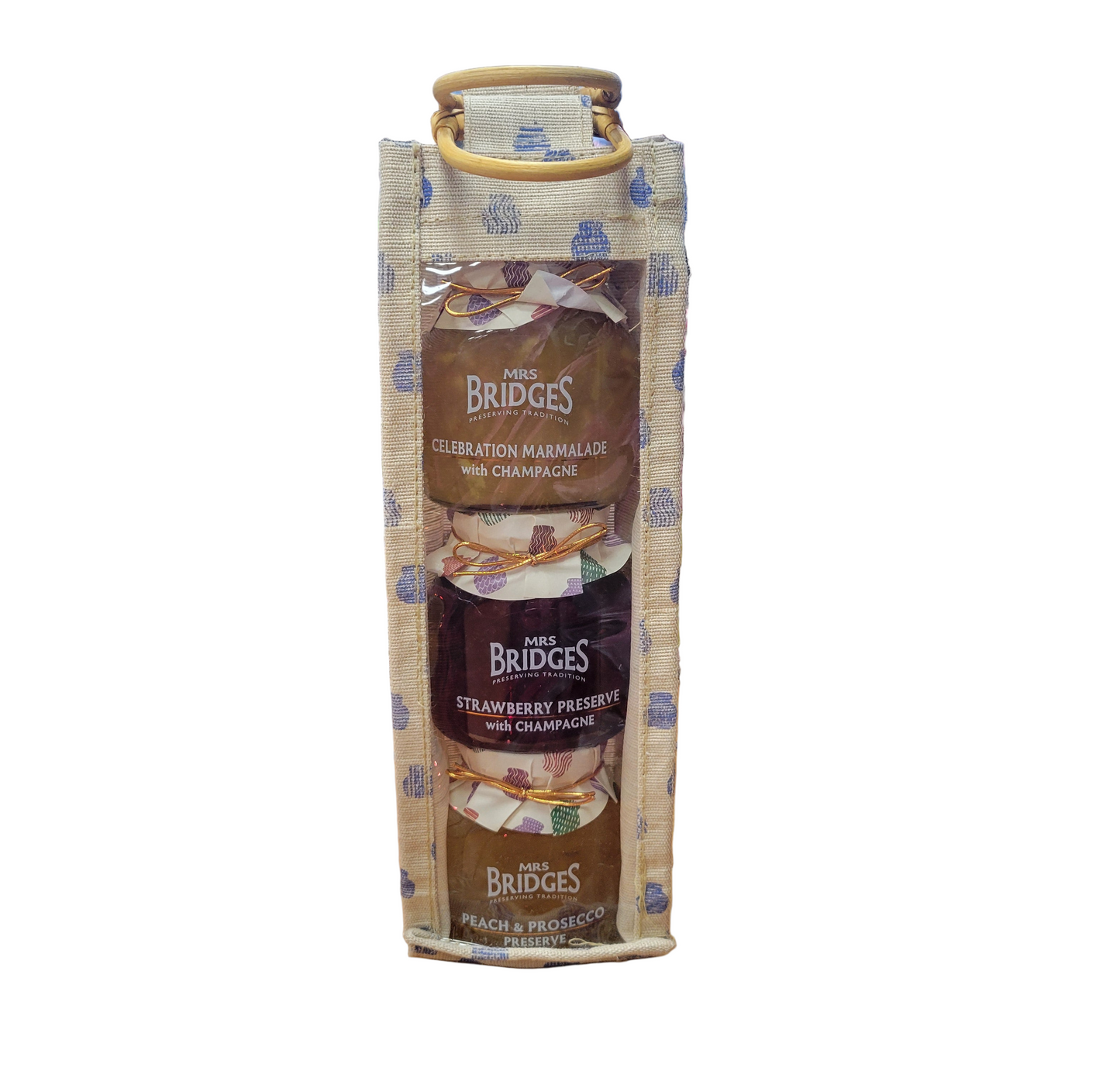 Mrs Bridges Best of Bridges Collection Triple Jar Juco Bag