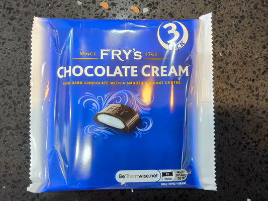 Frys Chocolate Cream 3 pack 147g