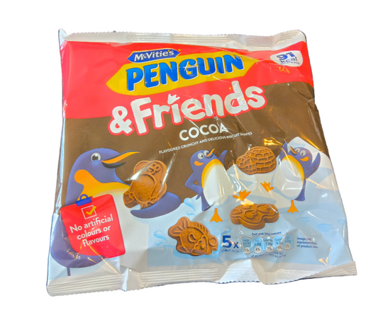 McVities Penguin & Friends Cocoa crunchy and delicious biscuit shapes