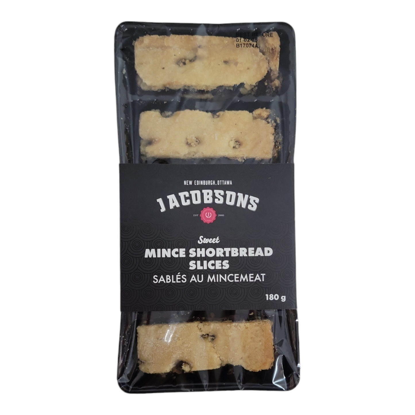 Jacobsons Sweet Mince shortbreadd Slices