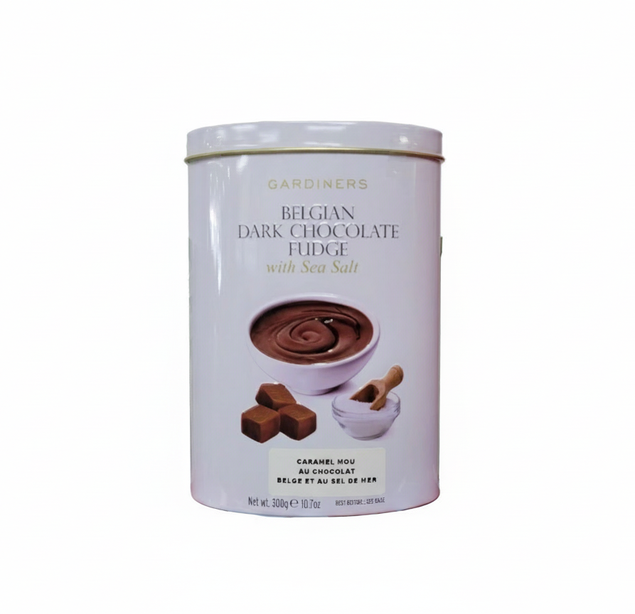 Gardiners Of Scotland, Belgian Dark Chocolate Fudge W Sea Salt 200g