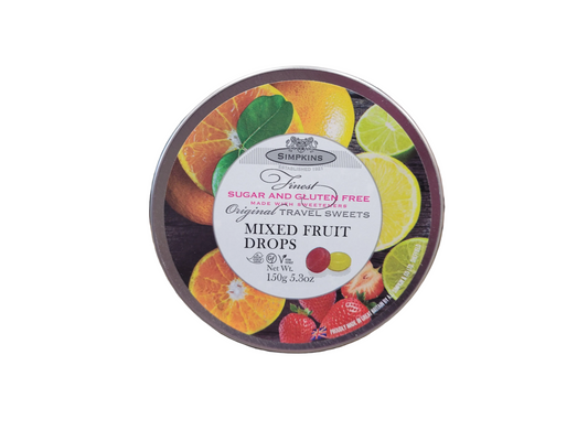 Simpkins Mixed Fruit Drops Sugar and Gluten Free